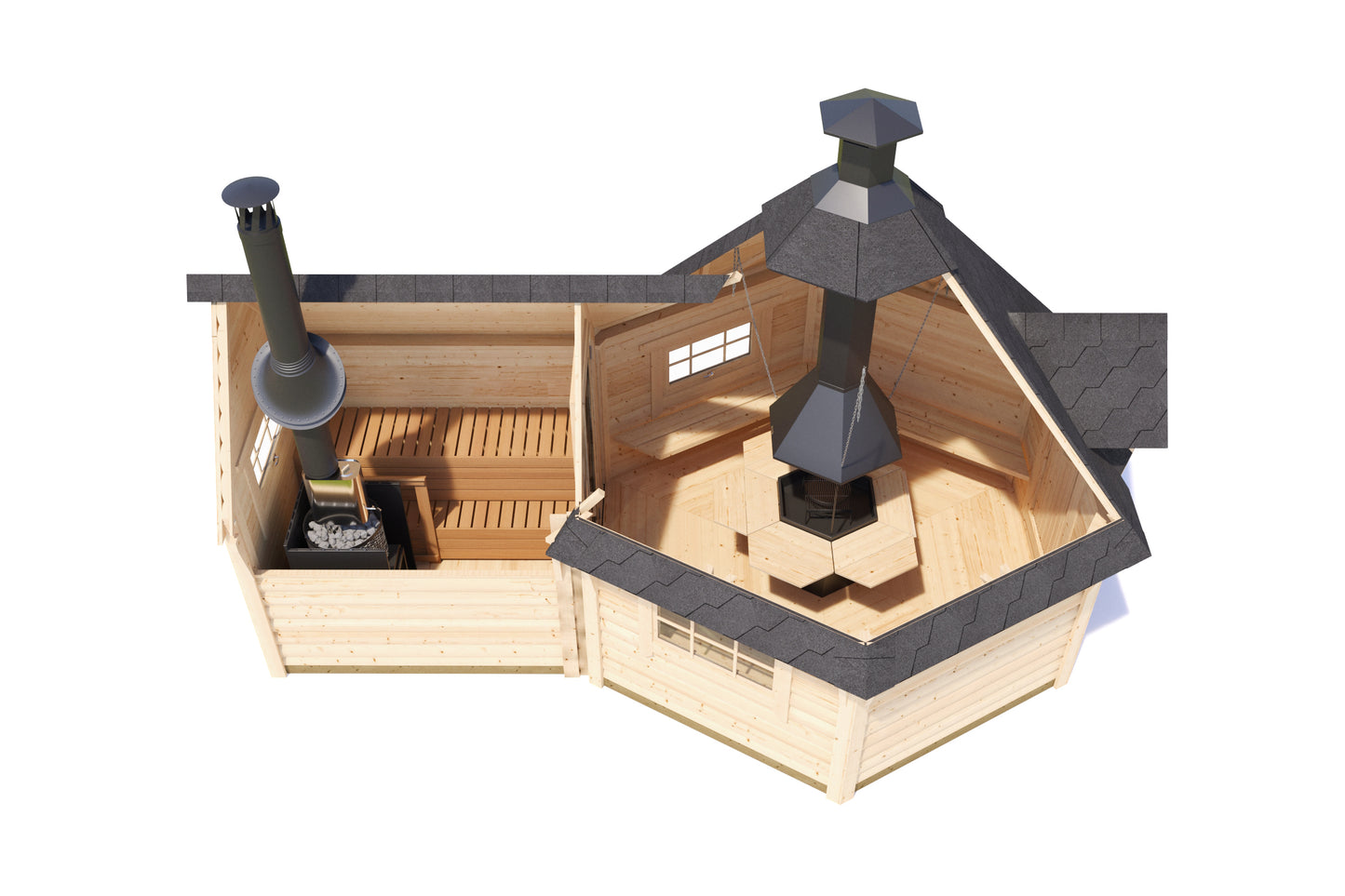 GRILLIKOTA 9m2 + SAUNA 4m2