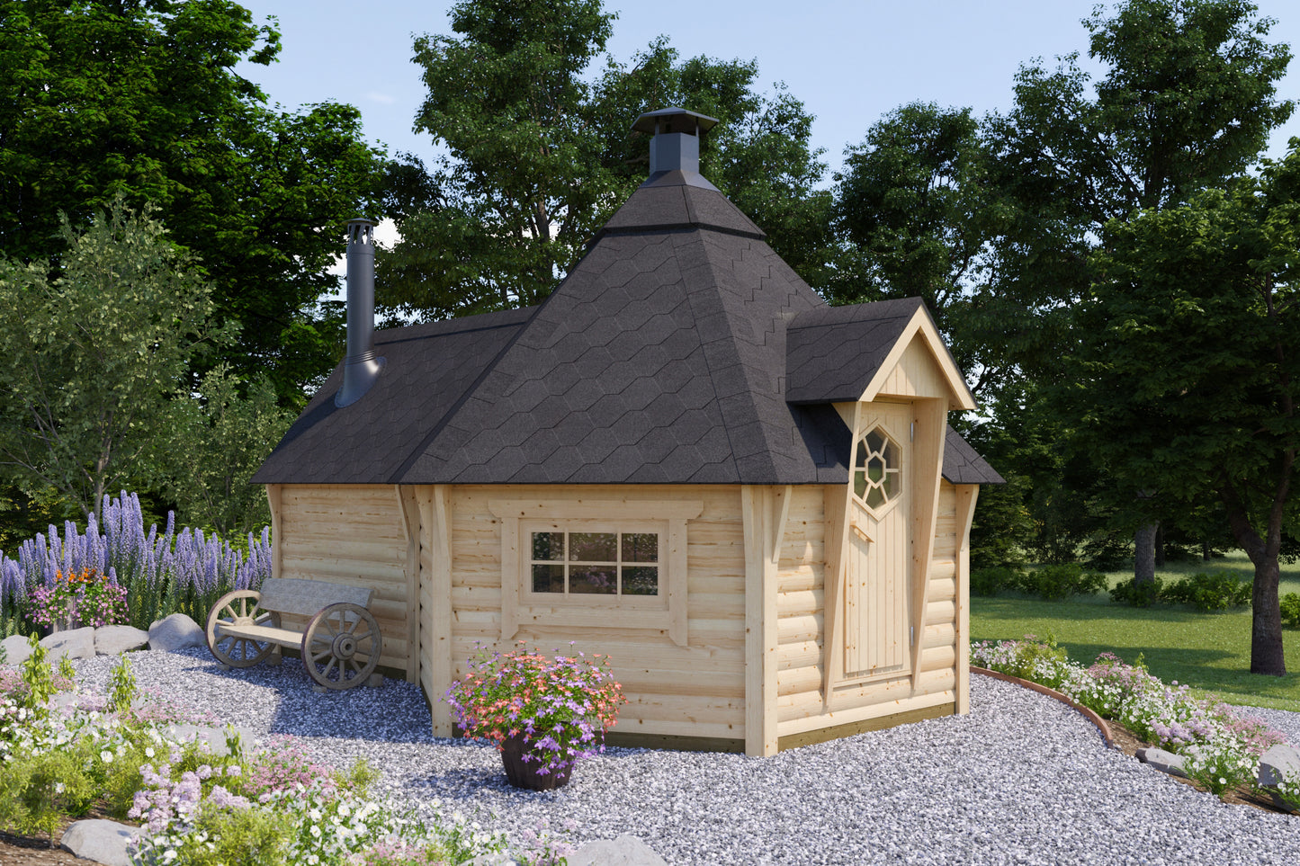 GRILLIKOTA 9m2 + SAUNA 4m2