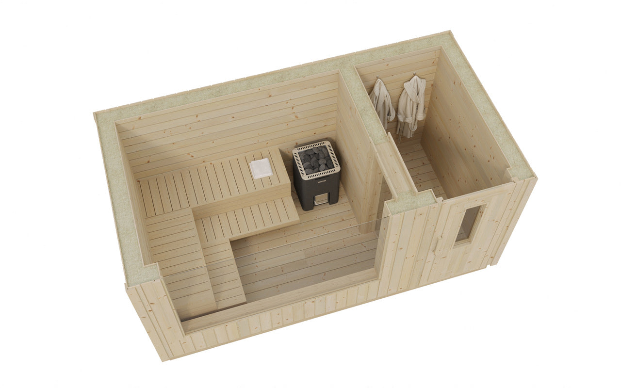 Sauna "KALLE" koko L
